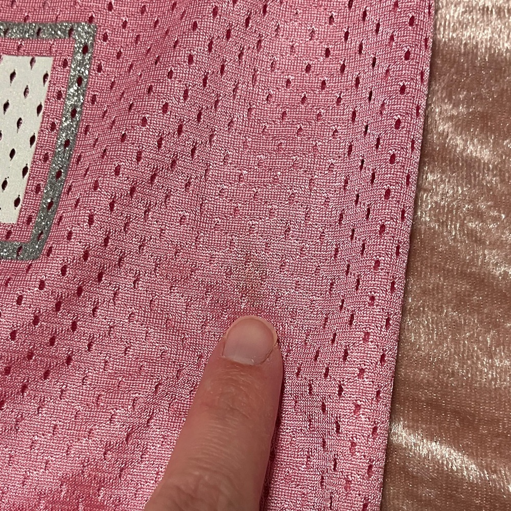 Kids Pink Sports Jersey with Number 82 - Picture 3 of 4